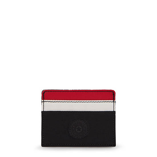 Kipling Cardy Card Holder Tassen Zwart Rood | BE 2052MQ